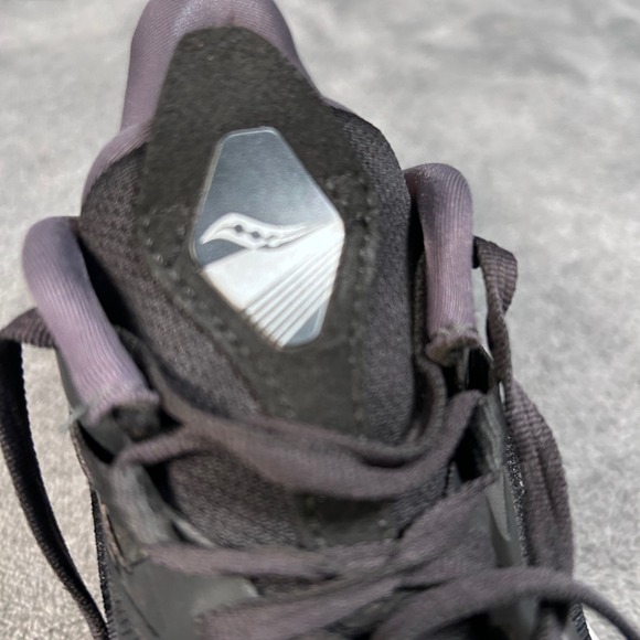 Saucony Guide 15 Running Shoes Black White PWRRUN Athletic Sneakers Womens 11.5 - Picture 10 of 11